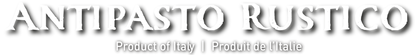 logo Antipasto Rustico product of Italy