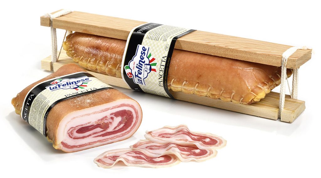 foto Pancetta steccata with rind