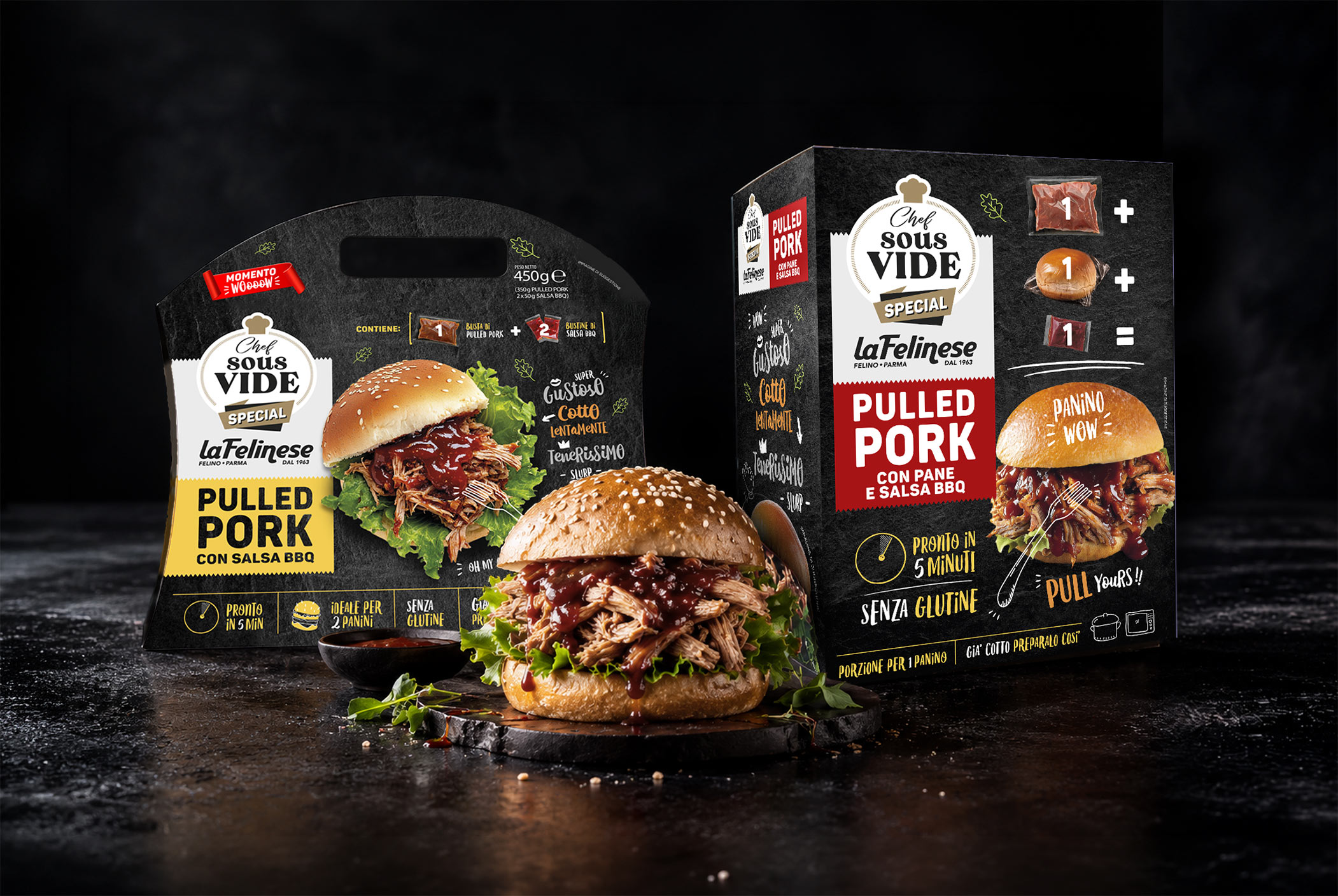 Pulled Pork Chef Sous Vide - La Felinese